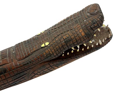 Lot 105 - Interesting Crocodile Themed Didgeridoo.