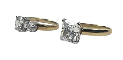 Lot 73 - Yellow Gold Dress Rings.