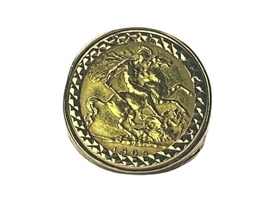 Lot 87 - Half Sovereign Ring.