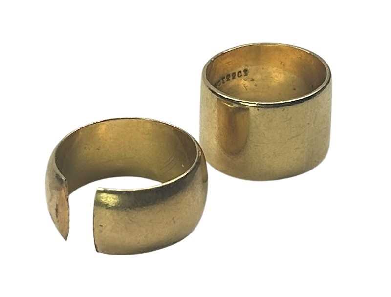 Lot 85 - Two 22ct Wedding Rings.