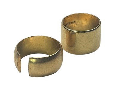 Lot 85 - Two 22ct Wedding Rings.