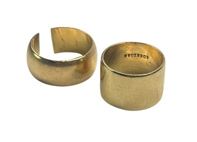 Lot 85 - Two 22ct Wedding Rings.