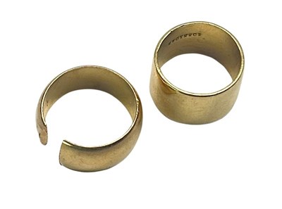 Lot 85 - Two 22ct Wedding Rings.