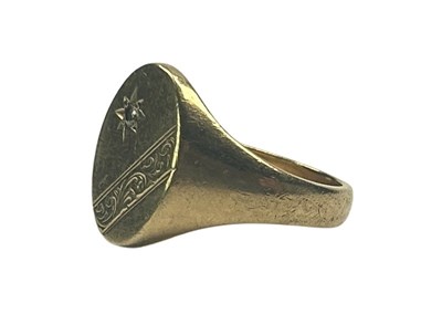 Lot 86 - Gents Signet Ring.