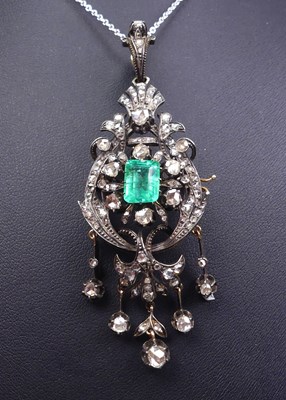 Lot 102 - Early 19th Century Gold and Silver Brooch\Pendant.
