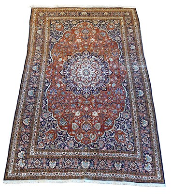 Lot 188 - Silk and Wool Room Rug.