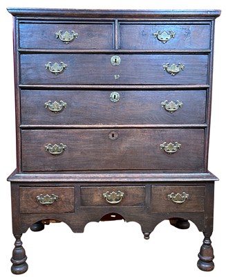 Lot 125 - 18th Century Chest of Drawers.