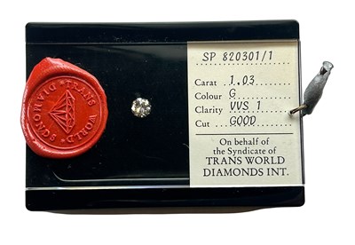 Lot 320 - Diamond boxed and sealed.