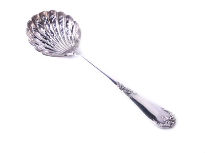 Lot 323 - French Silver Berry Spoon.
