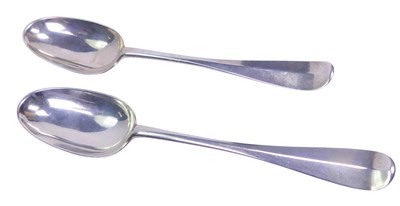 Lot 400 - Two Georgian Table Spoons.