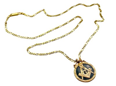 Lot 259 - Gold Chain and Pendant.