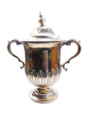 Lot 330 - A Large Twin Handle Cup.