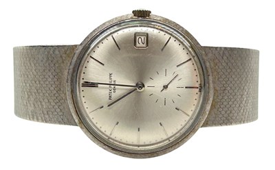 Lot 350 - White Gold Vintage Patek Philippe Watch.