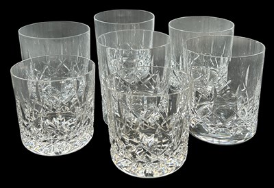 Lot 172 - Five Waterford 'Westport' Whisky Glasses & Two Waterford Tumblers.