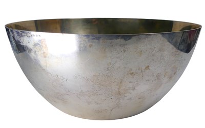 Lot 363 - Large Swedish Silver Bowl.