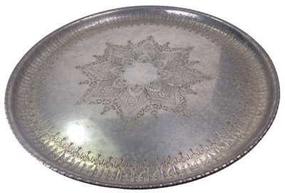 Lot 364 - Large Salver.