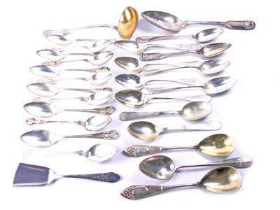 Lot 357 - A Collection of Spoons.