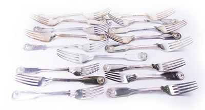 Lot 358 - Swedish Silver Cutlery Set.