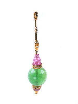 Lot 330 - An Ostentatious Ball Pendant.