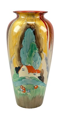 Lot 185 - Clarice Cliff ‘Forrest Glen’ Pattern Vase.