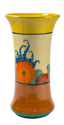 Lot 158 - Clarice Cliff ‘Gayday’ pattern Vase.