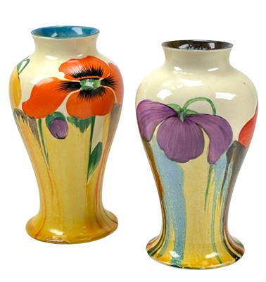 Lot 172 - A Pair of Delicia Poppy Vases.