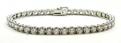 Lot 315 - Diamond Tennis Bracelet.