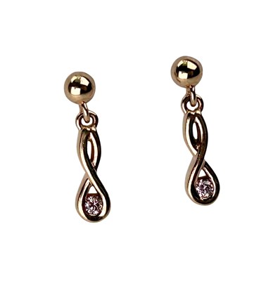 Lot 284 - Drop Earrings.