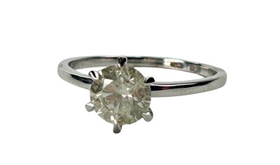 Lot 248 - Solitaire Diamond Ring.