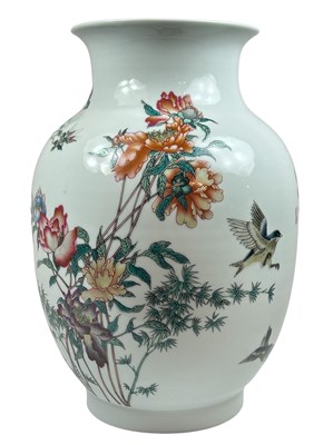 Lot 223 - Chinese Porcelain Famille Rose Vase.