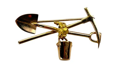 Lot 285 - 19th Century Miner's Brooch.