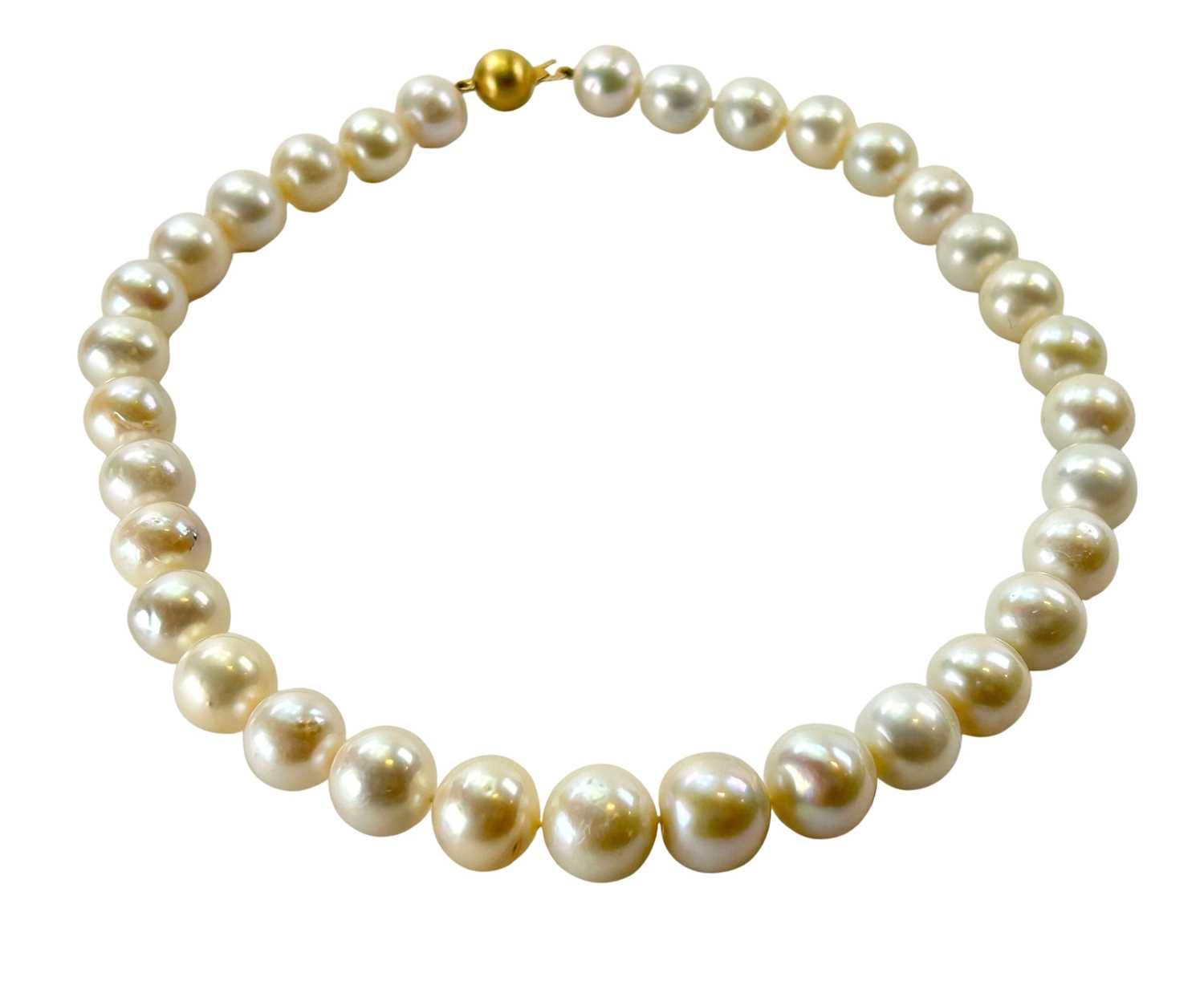 Lot 279 - One Strand of Chinese Freshwater Pearls.