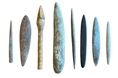 Lot 114 - 8 x Stone Tools.