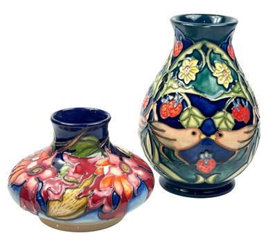 Lot 173 - A Pair of Moorcroft Vases.
