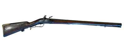 Lot 405 - Flintlock Sporting Rifle.