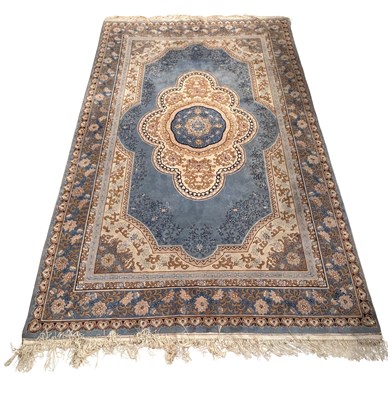 Lot 151 - Chinese Fine Blue Wool Rug.