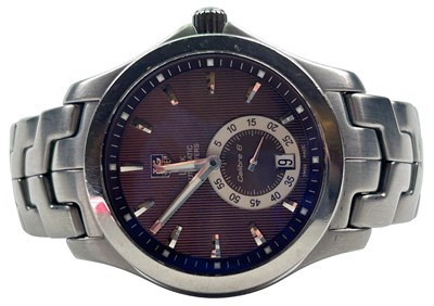 Lot 292 - Gents Link Tag Heuer Watch.