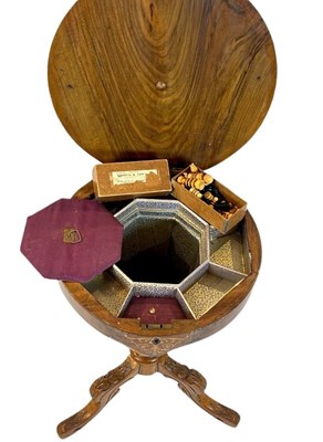 Lot 112 - Small Walnut Marquetry Games Table.