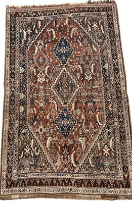 Lot 129 - Brown Handwoven Rug.