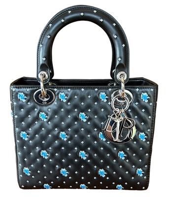 Lot 201 - Medium Embroidered Lady Dior.