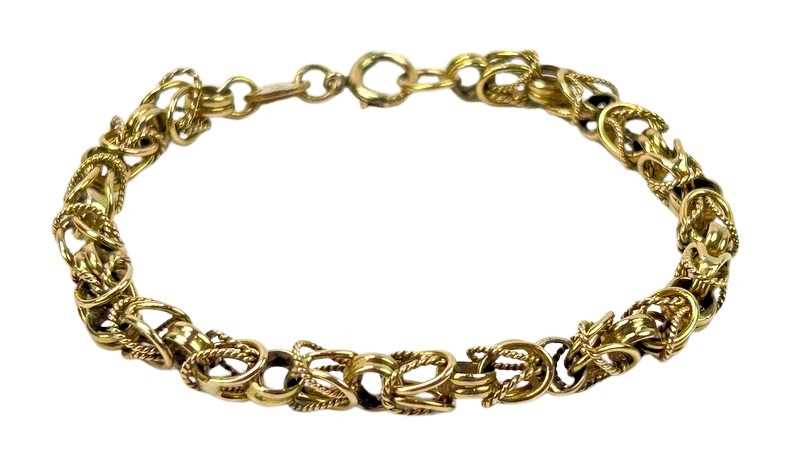Lot 260 - French Knitted Link Style Bracelet.