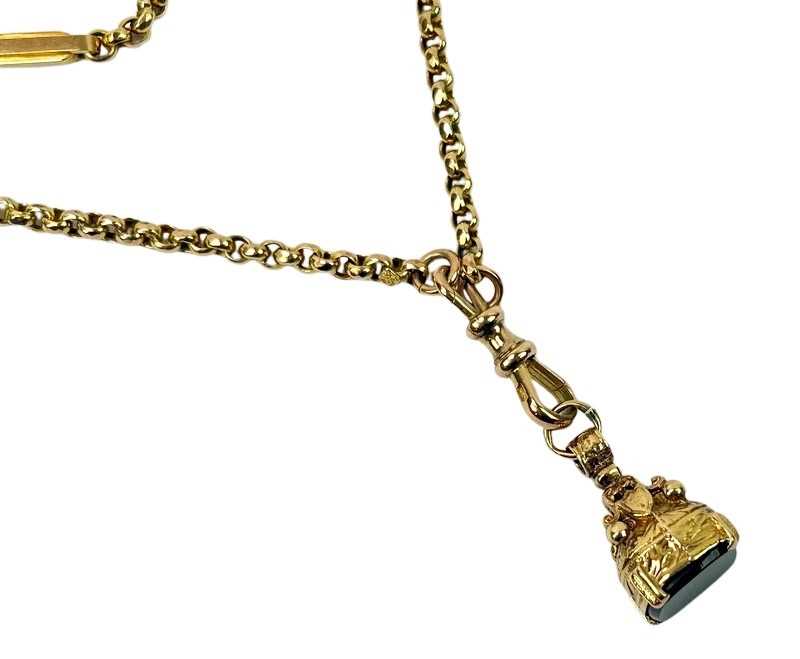 Lot 269 - Belcher Chain With Fob.