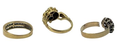 Lot 250 - Three Gem Set Rings.