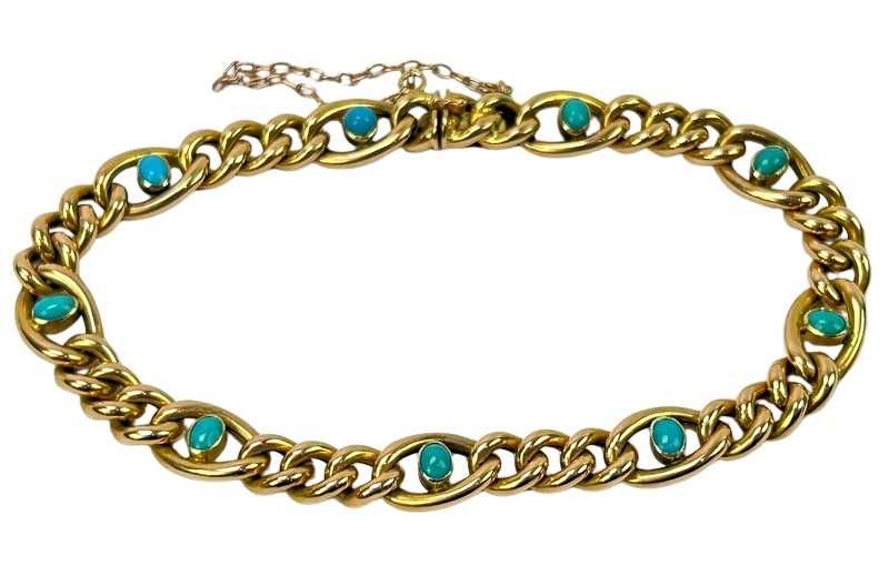 Lot 259 - Turquoise Bracelet.