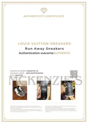 Lot 153 - Louis Vuitton Runaway Sneakers.
