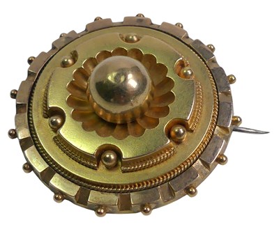 Lot 341 - Circular Designed Keep Sake Brooch.