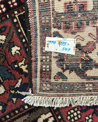 Lot 136 - Persian Bakhtiari Wool Rug.