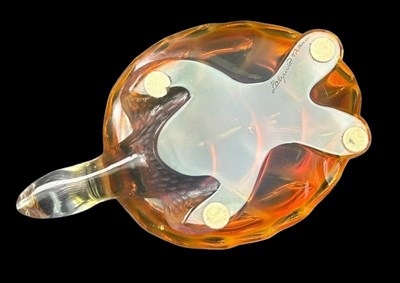 Lot 163 - Lalique Caroline Turtle Sculpture.