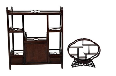 Lot 168 - Chinese Rosewood Display Cabinet.