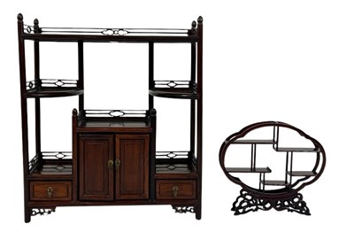 Lot 168 - Chinese Rosewood Display Cabinet.